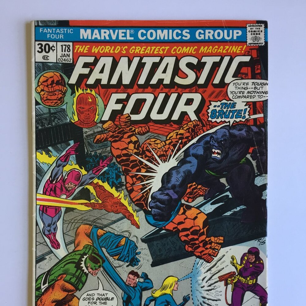 Fantastic Four #178 (Jan 1977, Marvel) 1st appearance Ronald Reagan